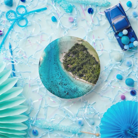 Bora Bora - route naar de oceaan Papieren Kommen (Feest)