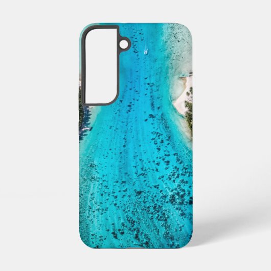 Bora Bora - route naar de oceaan Samsung Galaxy Hoesje (Achterkant)
