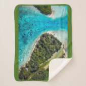 Bora Bora - route naar de oceaan Sherpa Deken (Voorkant)