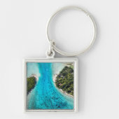 Bora Bora - route naar de oceaan Sleutelhanger (Voorkant)