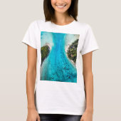 Bora Bora - route naar de oceaan T-shirt (Voorkant)