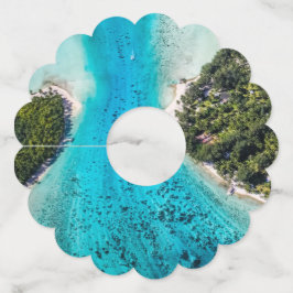 Bora Bora - route naar de oceaan Wijnglaslabel