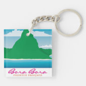 Bora Bora Sleutelhanger (Achterkant)