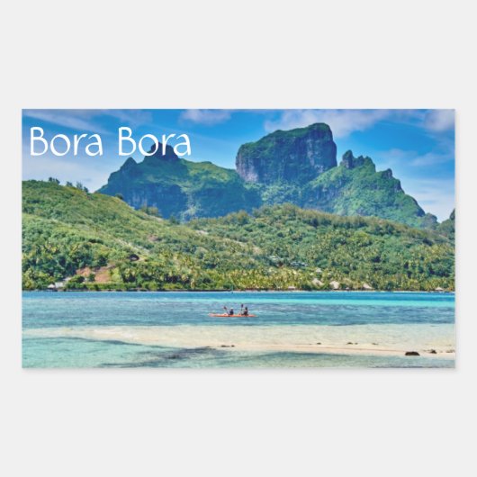 Bora Bora Sticker (Voorkant)