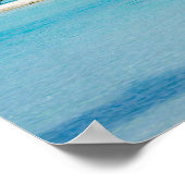 Bora Bora stijl ontbijtservice in kano poster (Hoek)