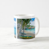 Bora Bora Strandbungalows Oceaan Koffiemok (Voorkant rechts)