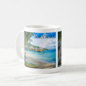 Bora Bora Strandbungalows Oceaan Koffiemok (Voorkant links)