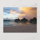 Bora Bora sunrise Briefkaart (Voorkant)