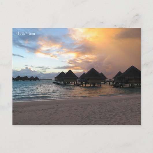 Bora Bora sunrise Briefkaart (Voorkant)