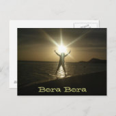 Bora Bora Sunset Briefkaart (Voorkant / Achterkant)