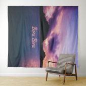Bora Bora Sunset Eiland Strand Wandkleed (In Situ (horizontaal))