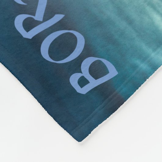 Bora Bora Sunset over de oceaan Fleece Deken (Hoek)