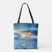 Bora Bora Sunset Tote Bag (Achterkant)