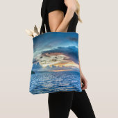 Bora Bora Sunset Tote Bag (Dichtbij)