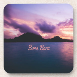 Bora Bora Suset Island Beach Bier Onderzetter