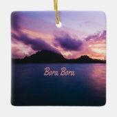 Bora Bora Suset Island Beach Keramisch Ornament (Voorkant)
