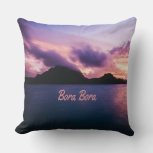 Bora Bora Suset Island Beach Kussen