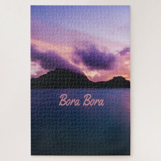 Bora Bora Suset Island Beach Legpuzzel (Verticaal)