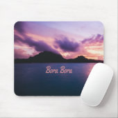 Bora Bora Suset Island Beach Muismat (Met muis)