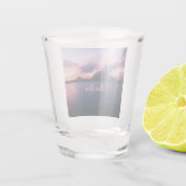 Bora Bora Suset Island Beach Shot Glas (Achterkant)