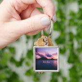 Bora Bora Suset Island Beach Sleutelhanger (Hand)