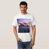 Bora Bora Suset Island Beach T-shirt (Voorkant volledig)