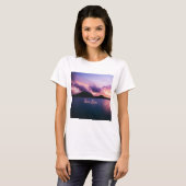 Bora Bora Suset Island Beach T-shirt (Voorkant volledig)