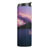 Bora Bora Suset Island Beach Thermosbeker (Gedraaid links)