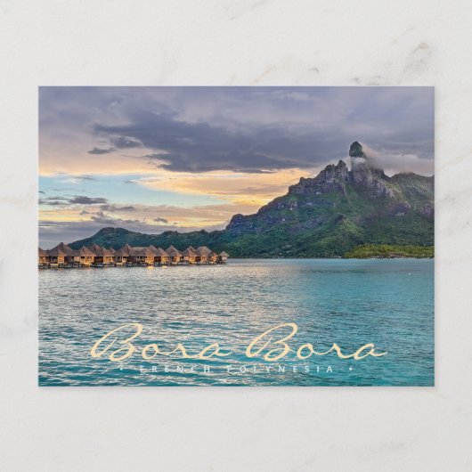 Bora Bora Tahiti Frans-Polynesië Reizen Briefkaart (Voorkant)