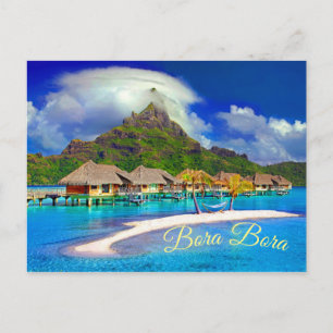 Bora Bora Tropical Island Briefkaart