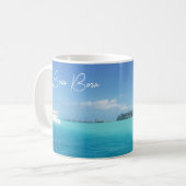 Bora Bora Tropical Island Paradise Yacht Coffee M Koffiemok (Voorkant links)