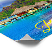 Bora Bora Tropical Island Poster (Hoek)