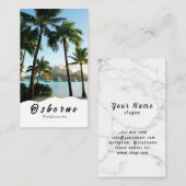 Bora Bora Tropical Vibes strand paradijs Visitekaartje (Voorkant / Achterkant)