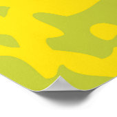 Bora Bora vintage-poster Poster (Hoek)