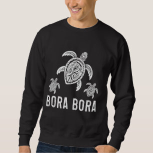 Bora Bora Zee Schildpad Tahiti Frans Polynesië Str Trui