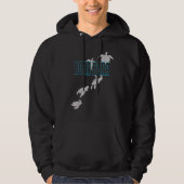 Bora Bora Zee Turtles scuba duiken met schildpadde Hoodie (Voorkant)