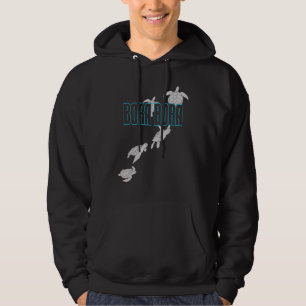 Bora Bora Zee Turtles scuba duiken met schildpadde Hoodie