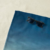 Bora Bora zonsondergang, tropische foto Strandlaken (In situ)