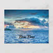 Bora Bora, Zuid-Pacifisch eiland Briefkaart (Voorkant)