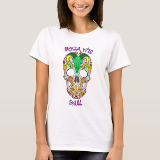 Bora kite Skull camiseta blanca T-shirt