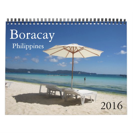 boracay 2016 kalender (Hoes)