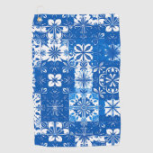 Boracay-blauw Golfhanddoek (Voorkant)