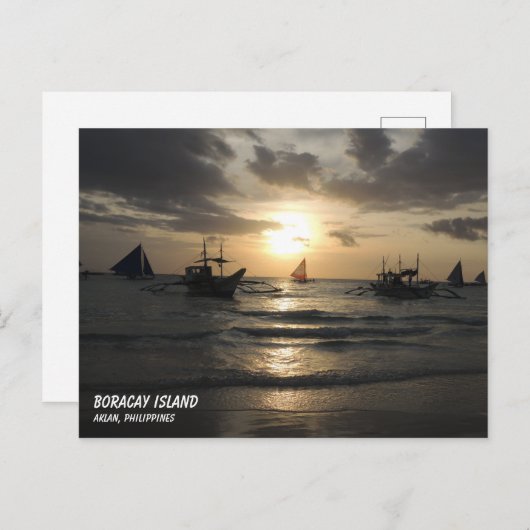 Boracay Briefkaart (Voorkant / Achterkant)