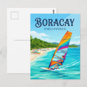 Boracay Filipijnen Briefkaart (Voorkant / Achterkant)