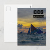Boracay, Filipijnen Briefkaart (Voorkant / Achterkant)