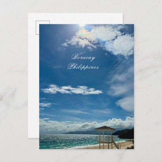Boracay Filipijnen Briefkaart (Voorkant / Achterkant)