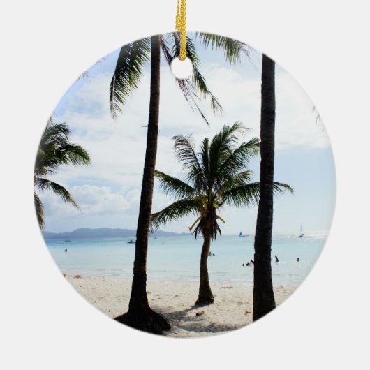 Boracay Filipijnen Keramisch Ornament (Achterkant)