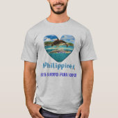 Boracay, Filipijnen, meer plezier op de Filipijnen T-shirt (Voorkant)