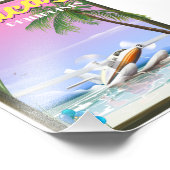 Boracay Filipijnen strand reisposter Foto Afdruk (Hoek)