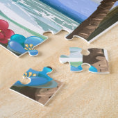Boracay Filipijnen strand reisposter Legpuzzel (Zijkant)